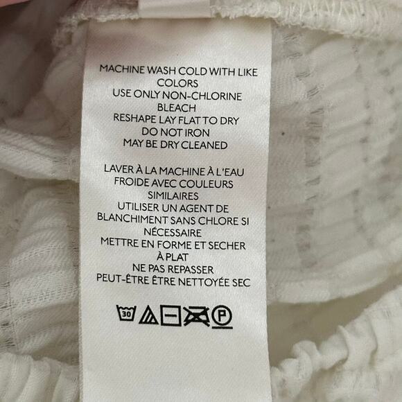 Free People Hailey Cropped Blouse in Ivory (M) - Picture 15 of 16